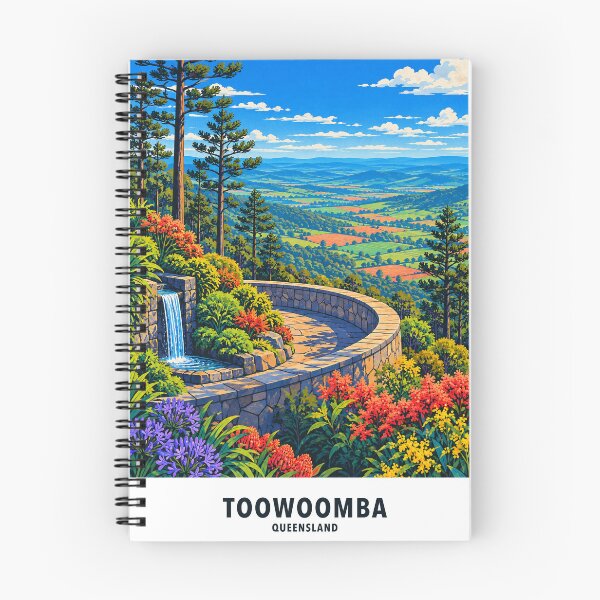 Item preview, Toowoomba Picnic Point Escarpment View designed and sold by Print My Town.