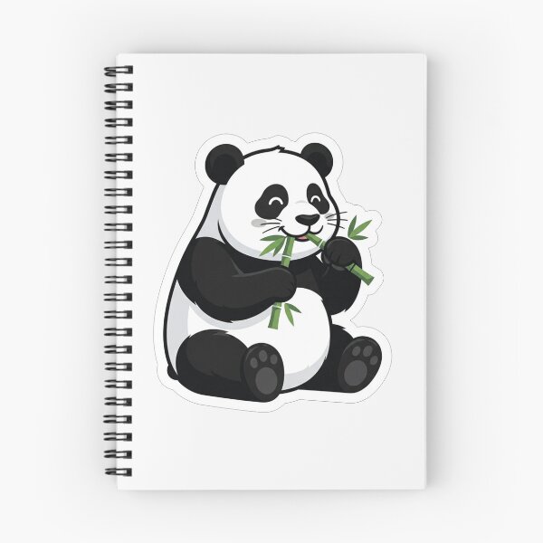 Item preview, Cute Panda Eating Fresh Bamboo Leaves designed and sold by Owcomm.