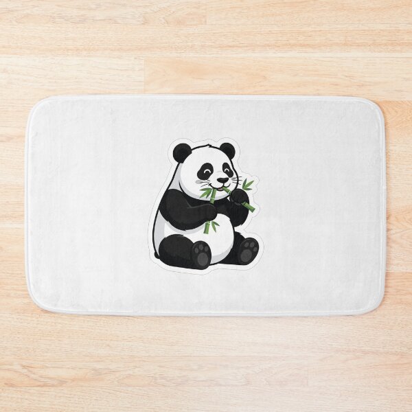 Item preview, Cute Panda Eating Fresh Bamboo Leaves designed and sold by Owcomm.
