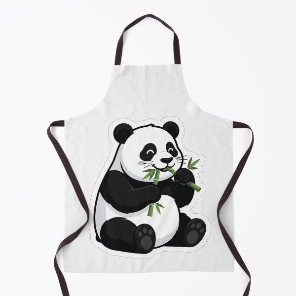 Item preview, Cute Panda Eating Fresh Bamboo Leaves designed and sold by Owcomm.