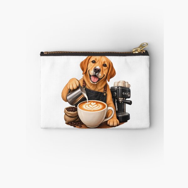 Item preview, Labrador Barista Coffee Lover – Cute Coffee Dog designed and sold by builtforyou.