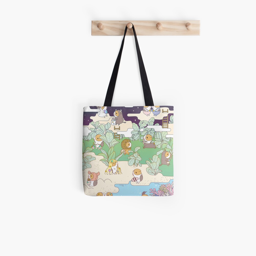 Bubu the Guinea pig Horoscope Land Tote Bag