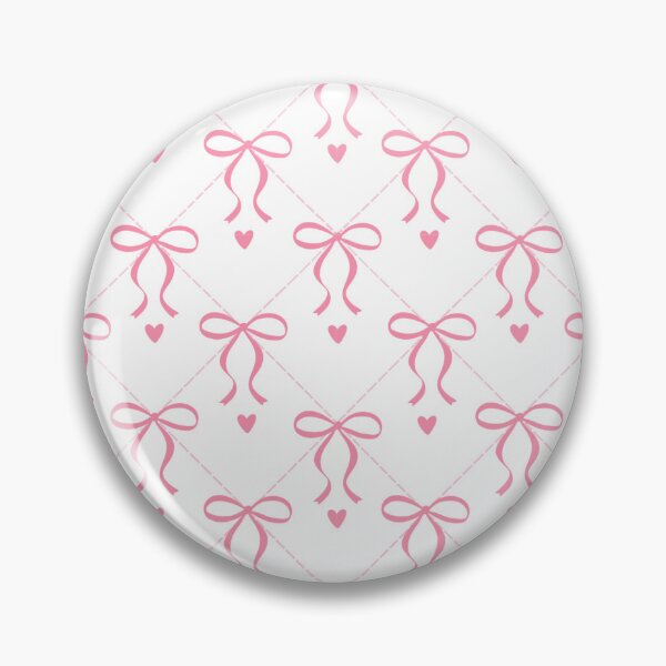 Item preview, Cute Soft Pink Ribbon Bow Grid Pattern designed and sold by lovelys-store.