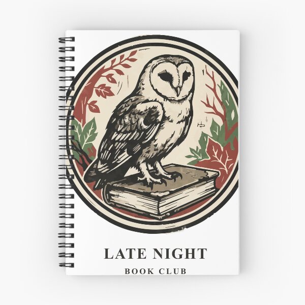 Item preview, Late Night Book Club Barn Owl Woodcut designed and sold by eduardoroa22.