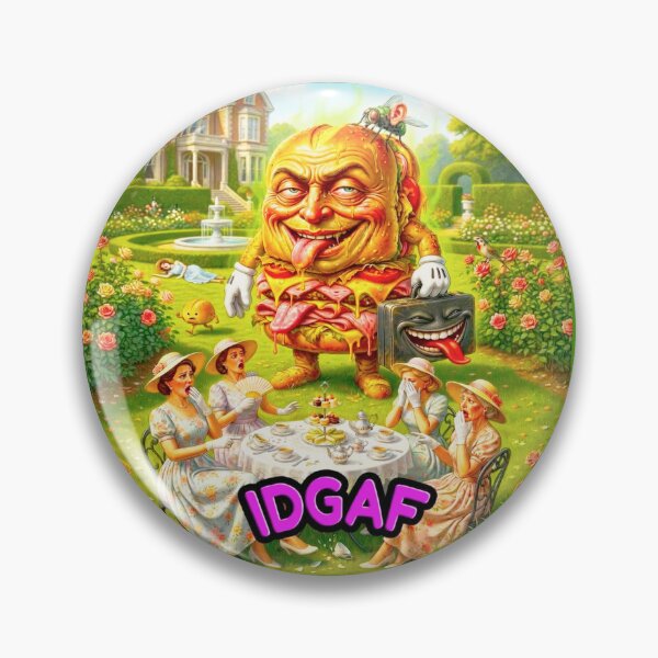 Item preview, IDGAF Funny Burger Surreal Dark designed and sold by OmniaGlobal.