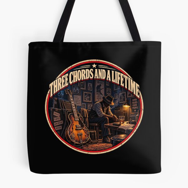 Item preview, Three Chords and a Lifetime — Vintage Blues Music designed and sold by QuietSpark.