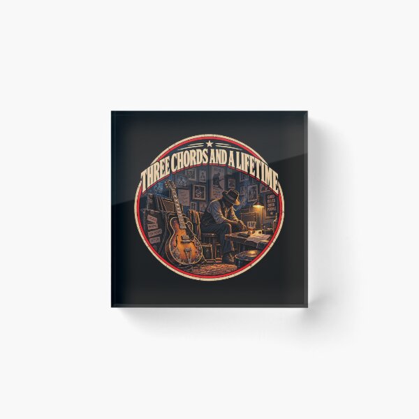 Item preview, Three Chords and a Lifetime — Vintage Blues Music designed and sold by QuietSpark.