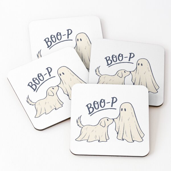 Item preview, Cute Ghost Dog Halloween Boo designed and sold by NaniLoom.