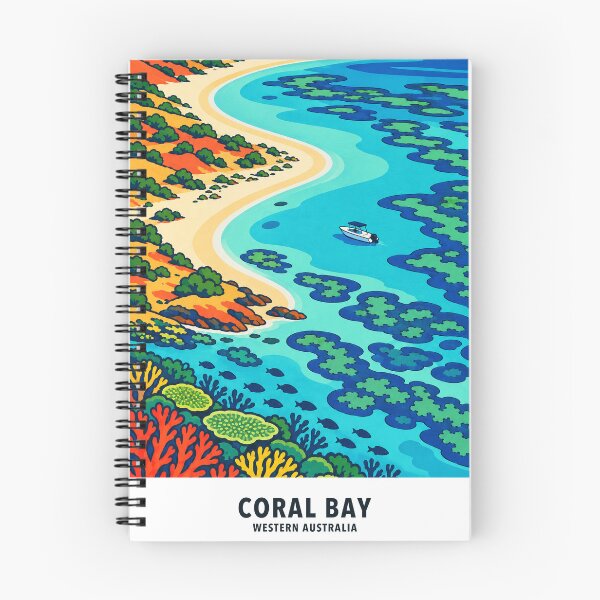 Item preview, Coral Bay Turquoise Reef and Beach designed and sold by Print My Town.