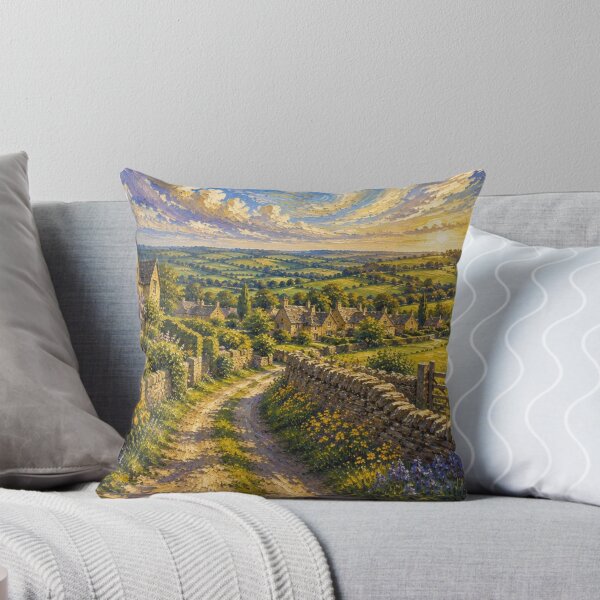 Item preview, Rustic English Countryside Landscape designed and sold by BreezyDawnDesigns.
