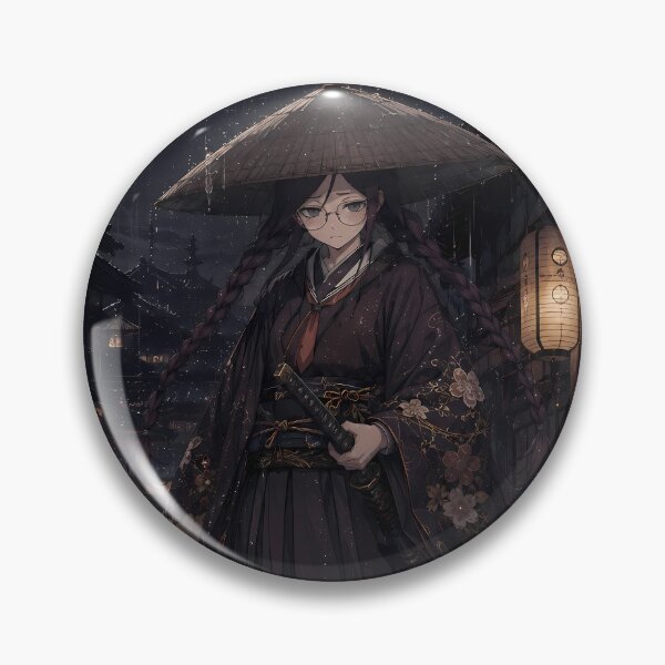 Item preview, Toko Fukawa Danganronpa Rainy Kimono Lantern Night designed and sold by mildaclairmo.
