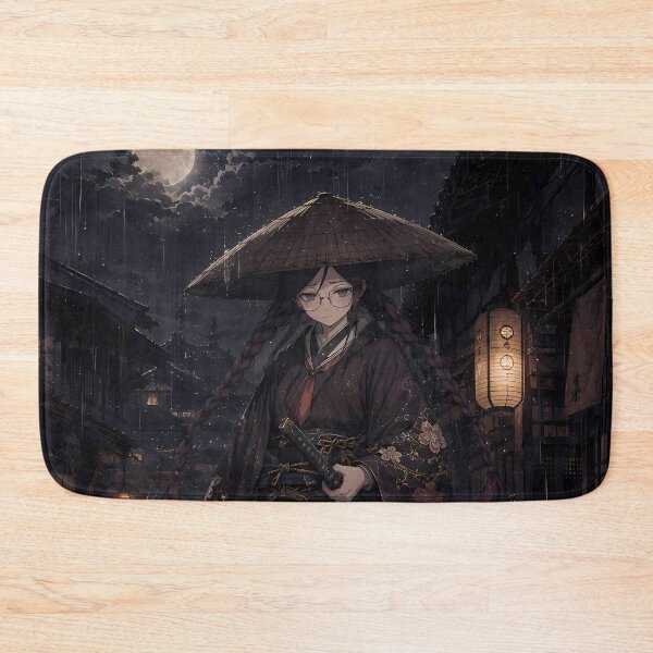 Item preview, Toko Fukawa Danganronpa Rainy Kimono Lantern Night designed and sold by mildaclairmo.