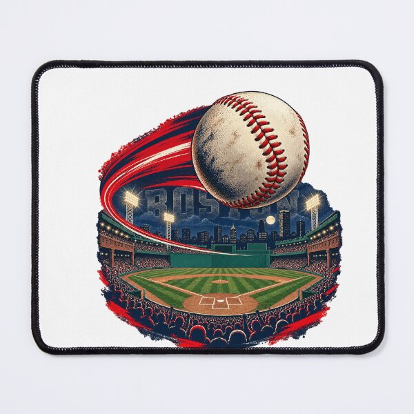Item preview, Boston Baseball Stadium Home Run Over Green Monster Night designed and sold by dartoffofo⭐⭐⭐⭐⭐.