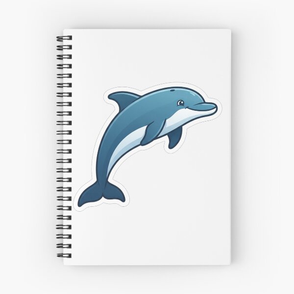 Item preview, Cute Happy Blue Dolphin Ocean Animal designed and sold by Owcomm.