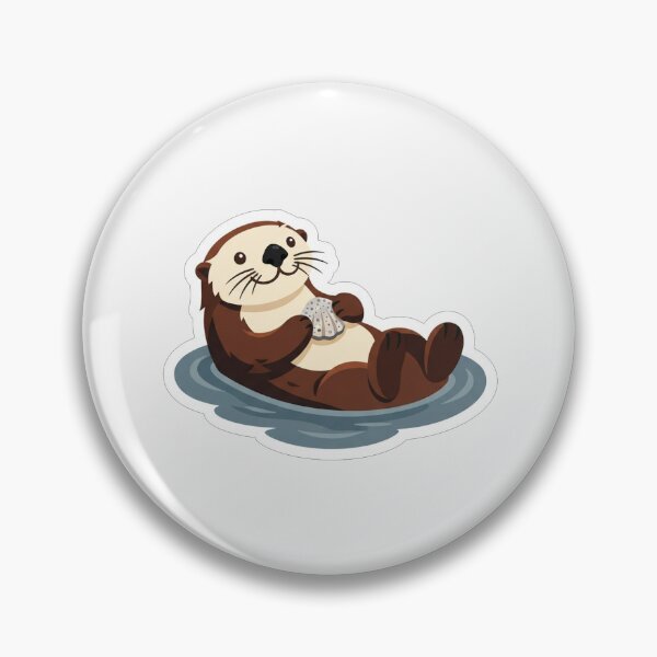 Item preview, Cute Sea Otter Holding A Shell designed and sold by Owcomm.
