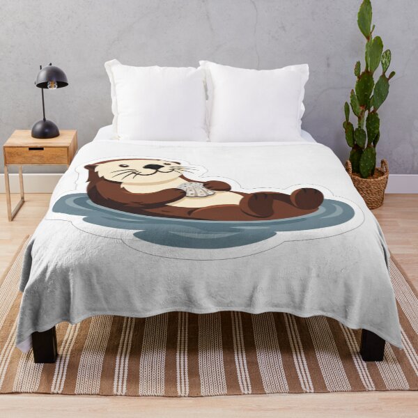 Item preview, Cute Sea Otter Holding A Shell designed and sold by Owcomm.