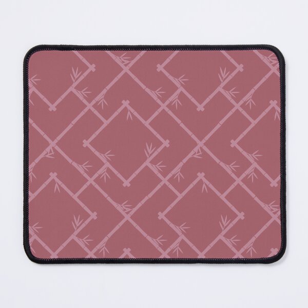 Item preview, Bamboo Chinoiserie Lattice in Mauve + Dusty Rose designed and sold by YesterdayColl.