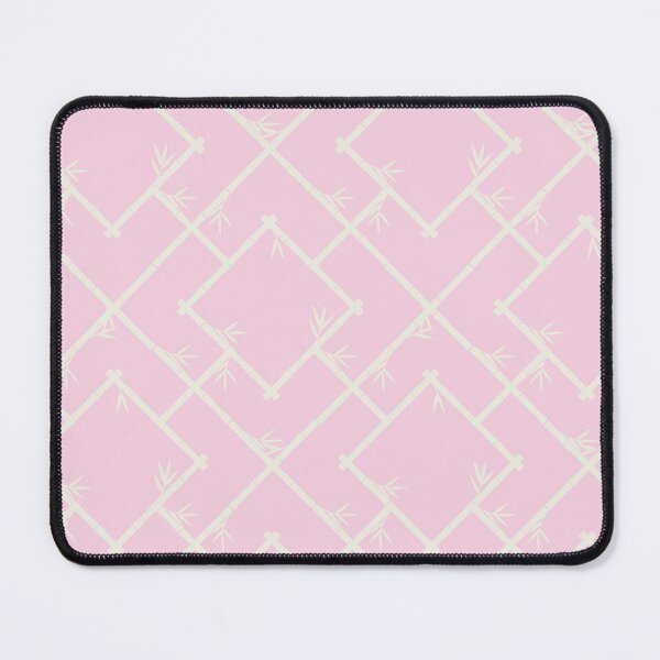 Item preview, Bamboo Chinoiserie Lattice in Light Pink + Cream designed and sold by YesterdayColl.
