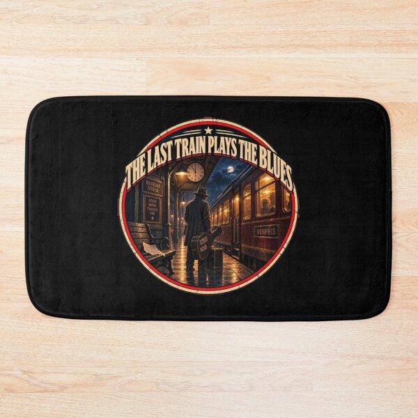Item preview, The Last Train Plays the Blues — Vintage Blues Music designed and sold by QuietSpark.