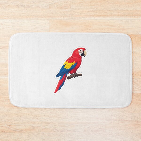 Item preview, Colorful Scarlet Macaw Parrot Perched On Branch designed and sold by Owcomm.