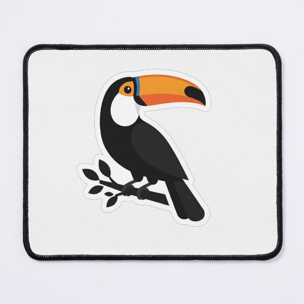 Item preview, Cute Tropical Toucan Bird Perched on Branch designed and sold by Owcomm.