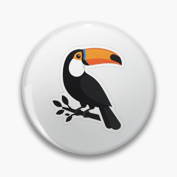 Item preview, Cute Tropical Toucan Bird Perched on Branch designed and sold by Owcomm.