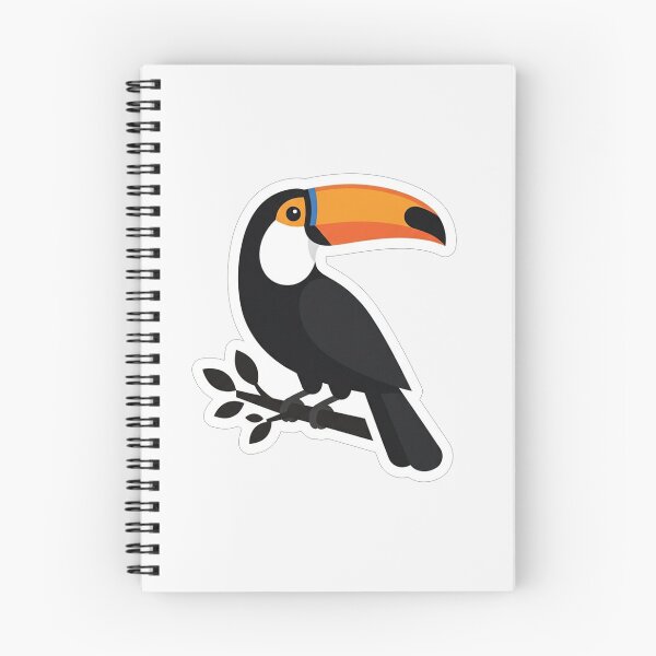 Item preview, Cute Tropical Toucan Bird Perched on Branch designed and sold by Owcomm.