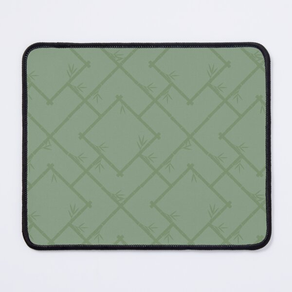 Item preview, Bamboo Chinoiserie Lattice in Tonal Sage Green designed and sold by YesterdayColl.