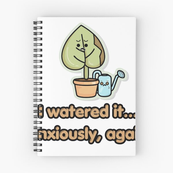 Item preview, Anxious Plant Mom Funny Houseplant Illustration designed and sold by FashionDollQtr.