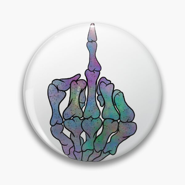 Item preview, Flip off Skeleton Hand designed and sold by Serrenathedead-.