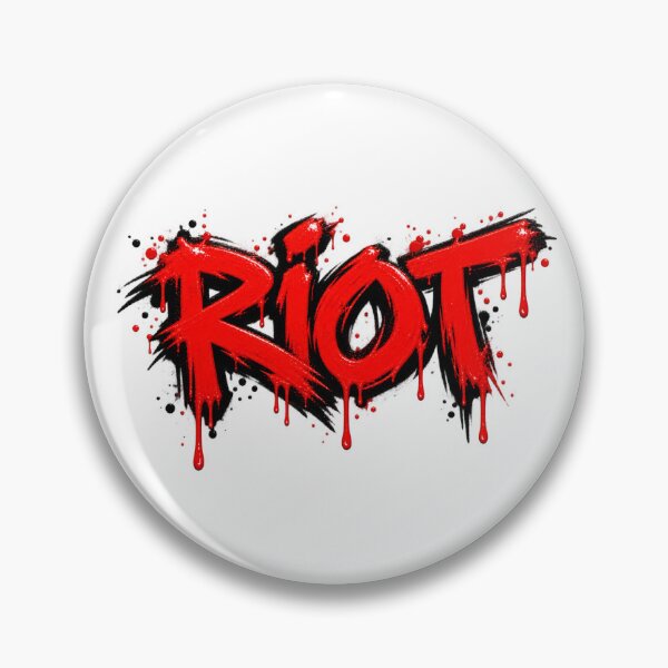 Item preview, Riot Distressed Streetwear Text designed and sold by Inkworksbyshery.
