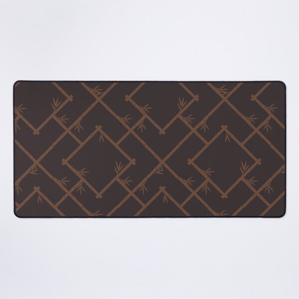 Item preview, Bamboo Chinoiserie Lattice in Tonal Chocolate Brown designed and sold by YesterdayColl.