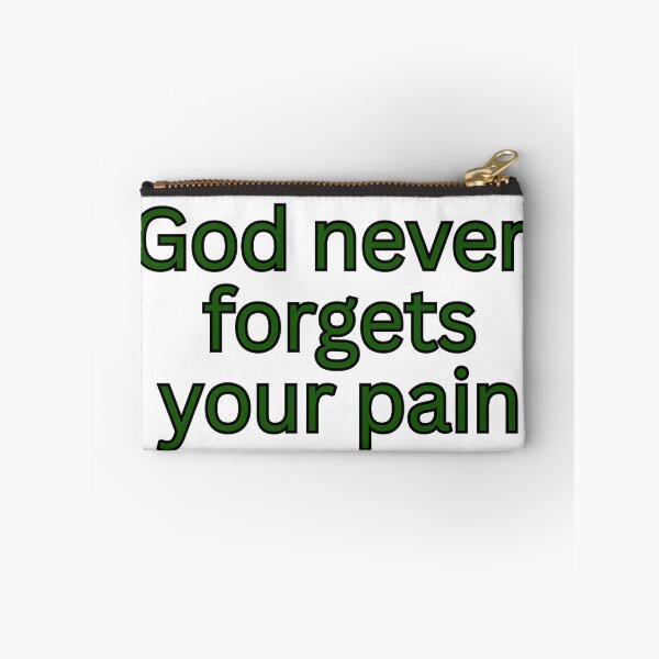 Item preview, God never forgets your pain-faith encouragement quote designed and sold by Omer's store.