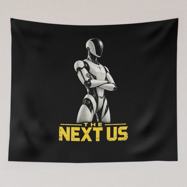 Item preview, The Next Us Futuristic Humanoid Robot – AI Android Sci-Fi Design designed and sold by TEEJAMBOREE.