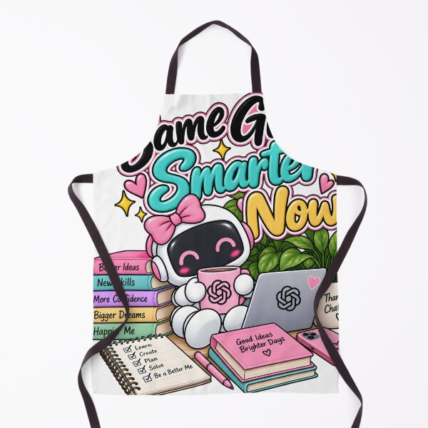 Item preview, Same Girl, Smarter Now – Thanks to ChatGPT designed and sold by TinyWeird.
