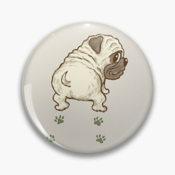 Item preview, Pug and Footprints designed and sold by Toru Sanogawa.