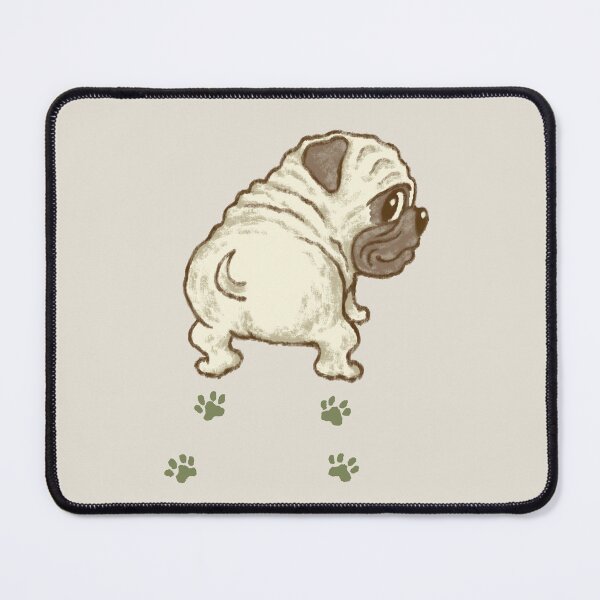 Item preview, Pug and Footprints designed and sold by Toru Sanogawa.