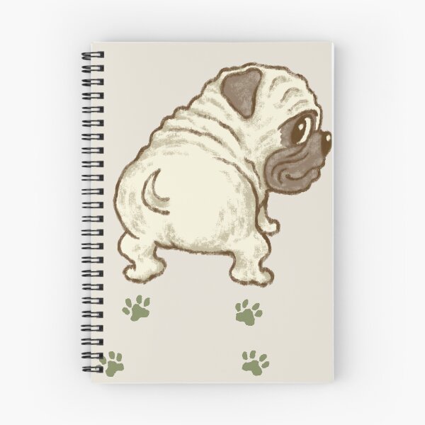 Item preview, Pug and Footprints designed and sold by Toru Sanogawa.