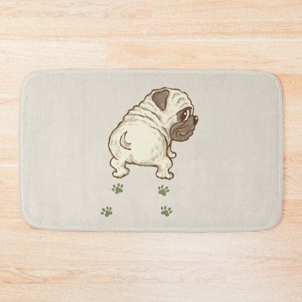 Item preview, Pug and Footprints designed and sold by Toru Sanogawa.