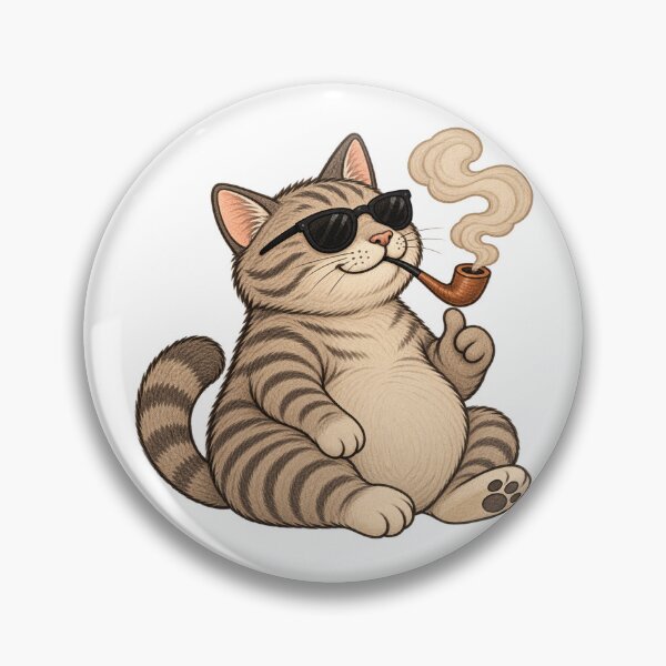 Item preview, Cool Cat With Sunglasses Retro Vibes designed and sold by coolcoredesigns_.