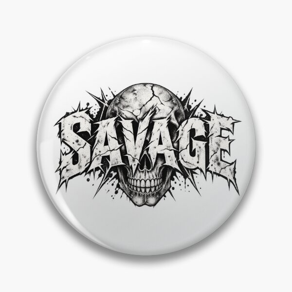 Item preview, Savage Distressed Streetwear Text designed and sold by Inkworksbyshery.