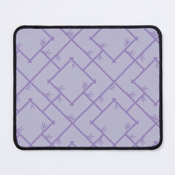 Item preview, Bamboo Chinoiserie Lattice in Tonal Lilac Purple designed and sold by YesterdayColl.