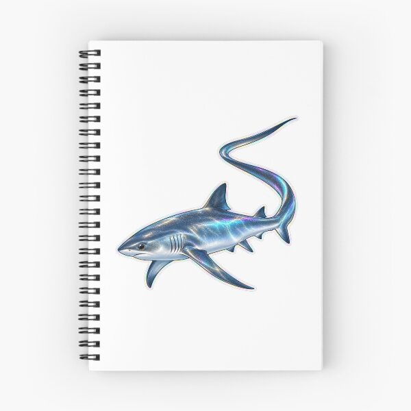 Item preview, Holographic Thresher Shark Galaxy Sticker designed and sold by KenworksDigital.