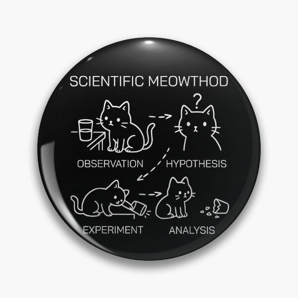 Item preview, Scientific Meowthod Funny Science Cat Teacher Student Cool designed and sold by LASTIQUE-dd.