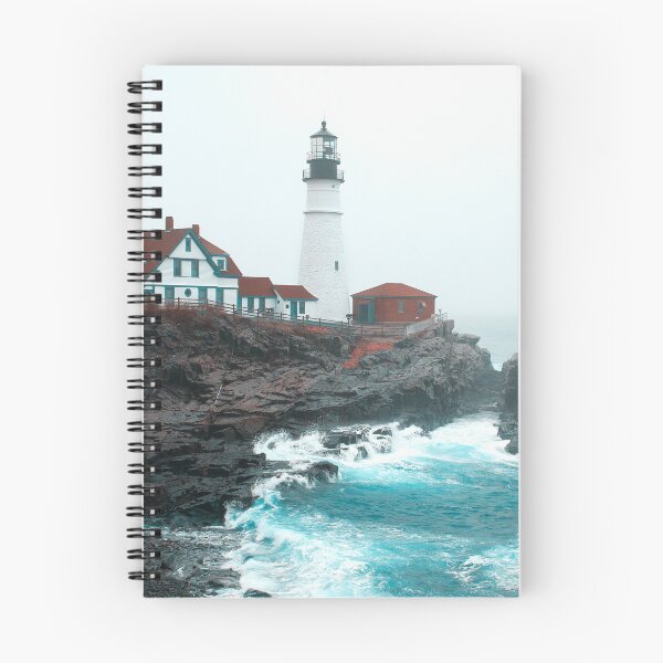 Item preview, Portland Maine Lighthouse - Ocean Storm designed and sold by DGMaxShop.