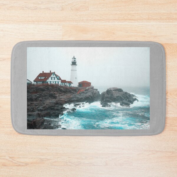 Item preview, Portland Maine Lighthouse - Ocean Storm designed and sold by DGMaxShop.
