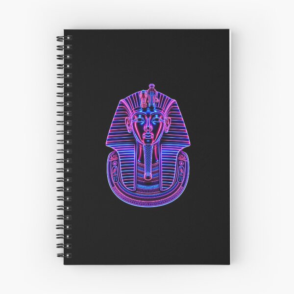 Item preview, Neon Pharaoh - Cyberpunk King Tut Egyptian Art designed and sold by MAGDY CANVAS.