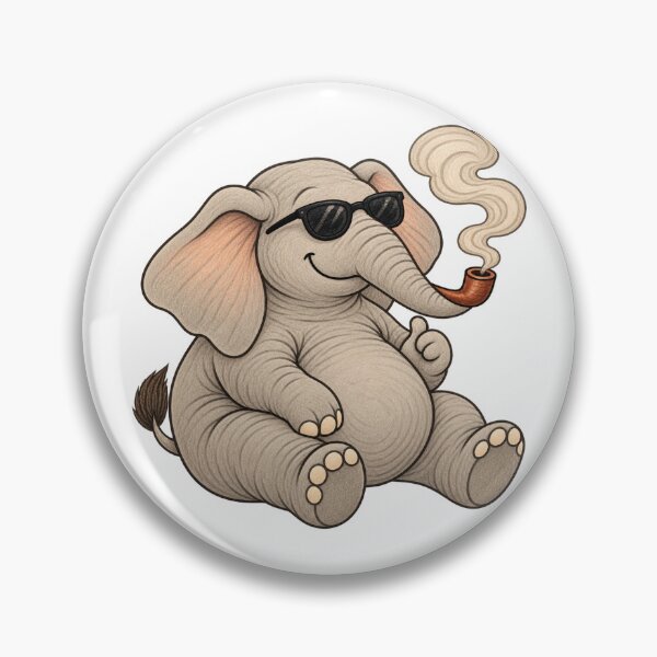 Item preview, Cool Elephant With Sunglasses Retro Vibes designed and sold by coolcoredesigns_.