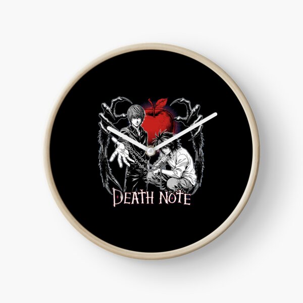 Item preview, Death Note Light and L Chained T-Shirt Design | Ryuk Apple Anime Shirt | L Lawliet Light Yagami Graphic designed and sold by Yassinejayed.