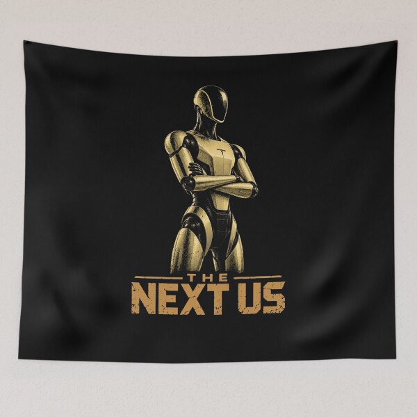 Item preview, The Next Us Futuristic Humanoid Robot – AI Android Sci-Fi Design designed and sold by TEEJAMBOREE.